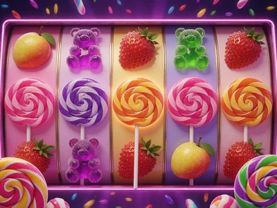 Buntes Candy-Slot-Motiv als Vorschau des Sweet Bonanza Slots bei 30bet Casino